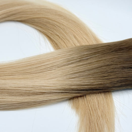 O6-22 | Ombré brun noisette - blond doré pâle