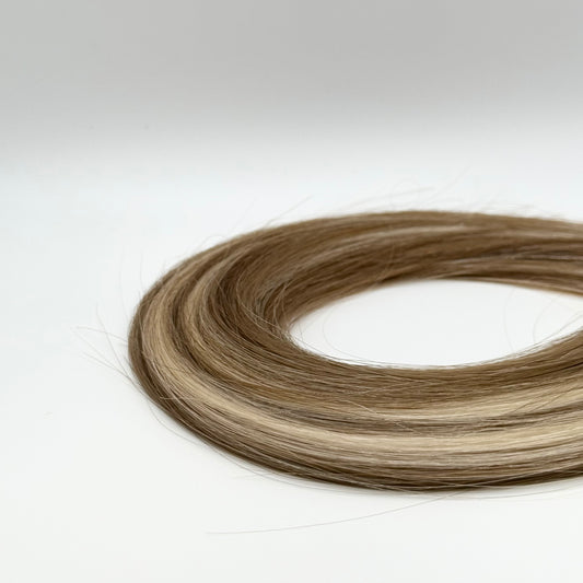 P4/8/22 | Méchées brun moyen, châtain foncé & blond doré pâle